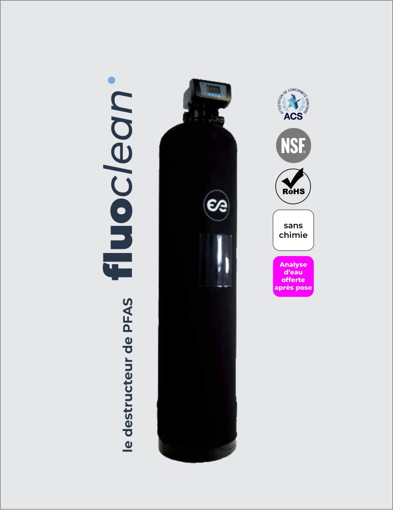 ENERGIC’EAU - protection contre les PFAS et le fluor - FluoClean