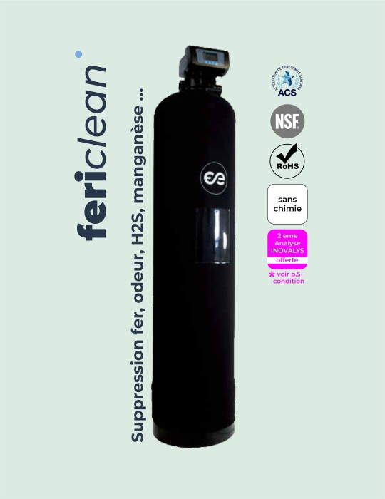 ENERGIC’EAU - suppression du Fer dans l’eau, FeriClean 2000