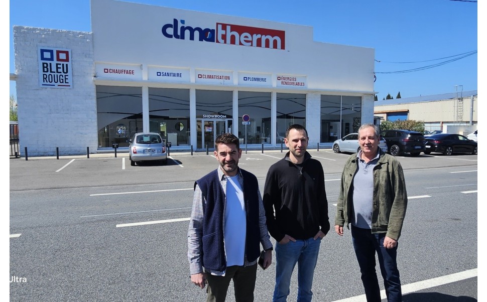 L'extention du réseau se poursuit : aujourd'hui 3 nouveaux points de ventes avec CLIMATHERM BLEUROUGE sur PERPIGNAN  Polygone PERPIGNAN ST CHARLES  et