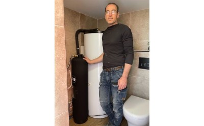 Pose d'un anti-calcaire CLEANcal par l'installateur M RODY Nîmes
